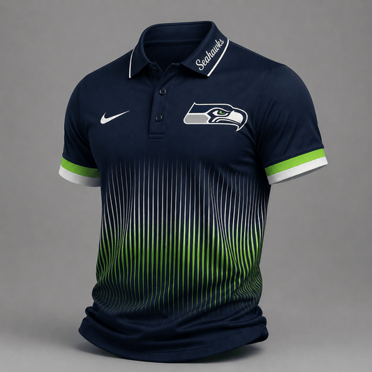 Premium NFL X SEA Performance Polo Shirt FOR SUMMER HOLIDAY 110626