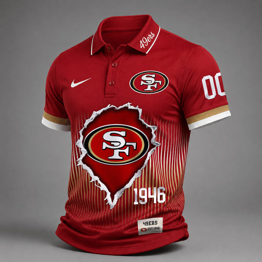 Premium NFL X SF Performance Polo V3 Shirt FOR SUMMER HOLIDAY 120626
