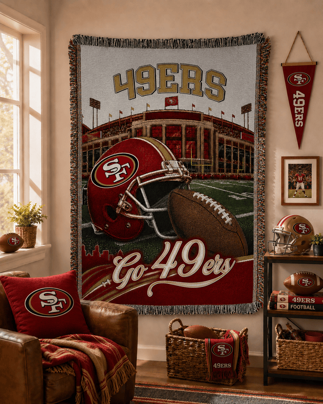 Premium NFL X SF Woven Blanket Limited Edtions NDT LVH 300526
