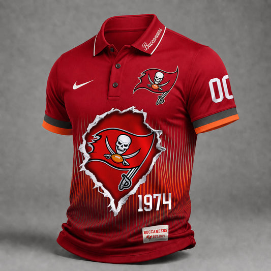 Premium NFL X TB Performance Polo V3 Shirt FOR SUMMER HOLIDAY 120626