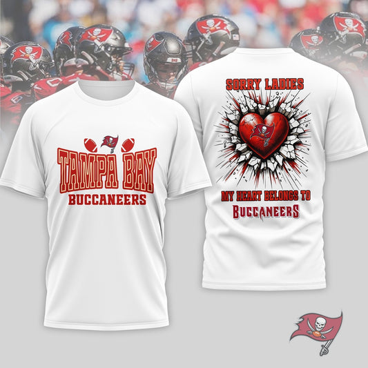 Premium NFL X Tampa Bay Buccaneers Valentine's Day 3D Shirt NDT LVH