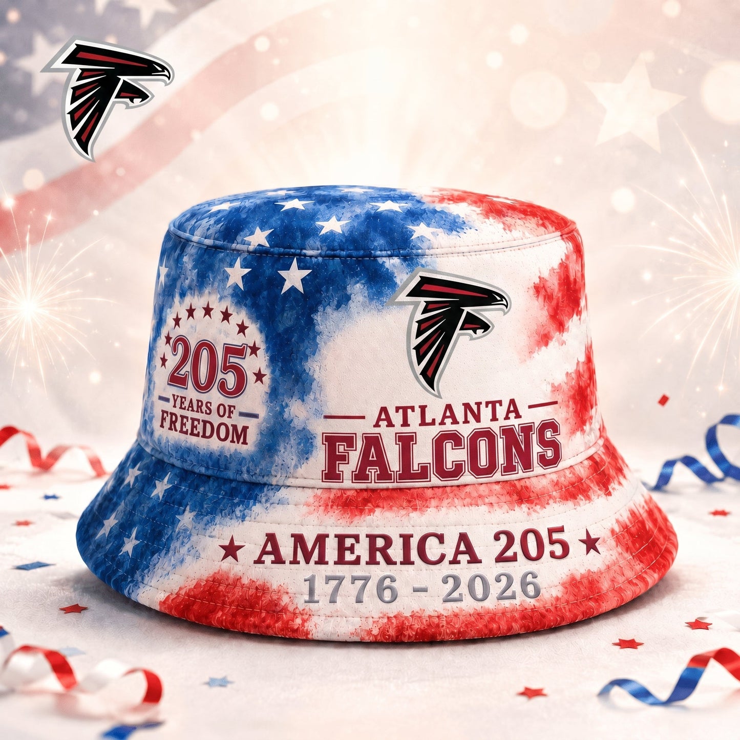 Premium NFL x AF 250 Years Of Freedom Bucket Hat 120625