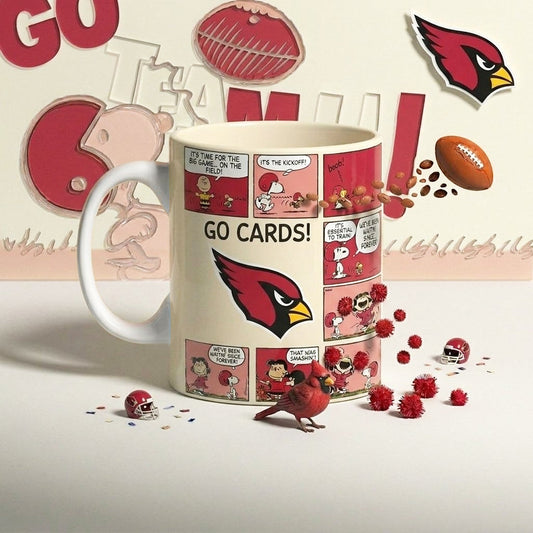 Premium NFL x ARI Peanuts Comic Mug NDT NHM 210426