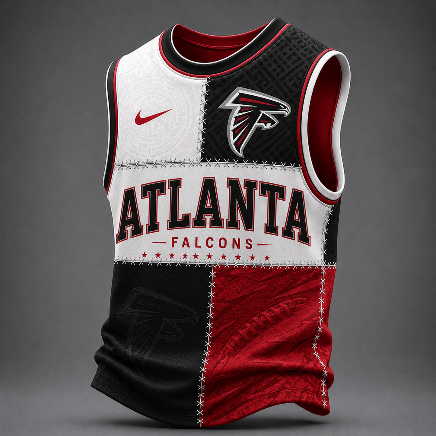 Premium NFL x ATL Team Inspired Tank Top Jersey 240626