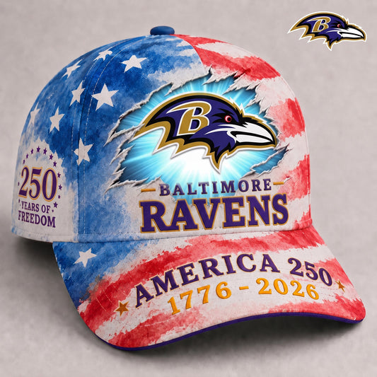 Premium NFL x BAL EXCLUSIVE 250 Years Anniversary Of Freedom Cap 270626
