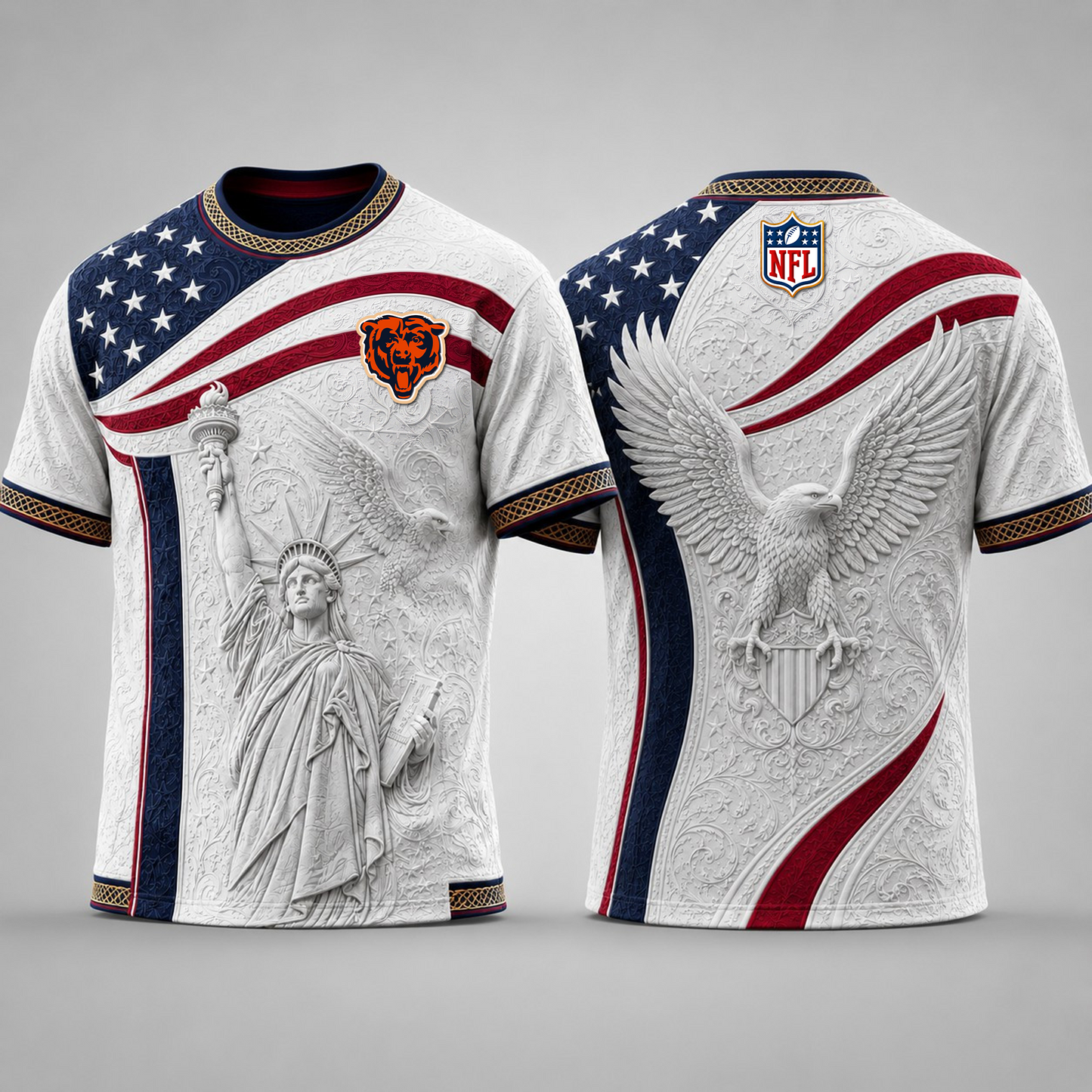 Premium NFL x CHI Football Team T-Shirt