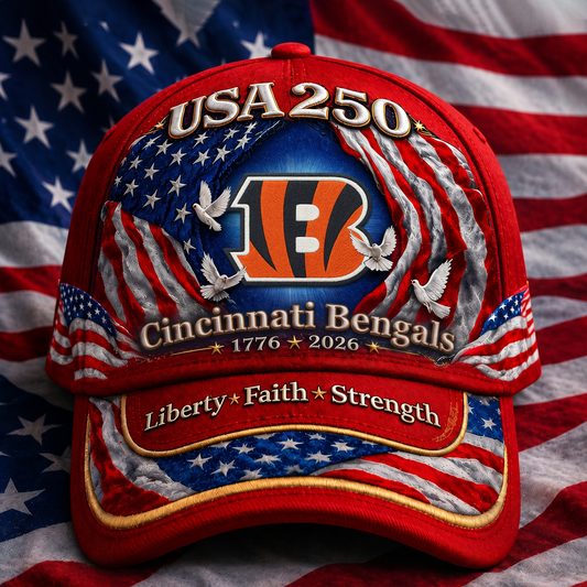 Premium NFL x CIN 250 Years  Anniversary Of Freedom  Cap 220626