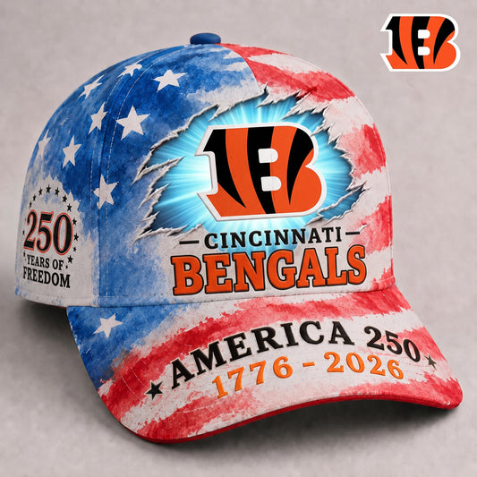 Premium NFL x CIN EXCLUSIVE 250 Years Anniversary Of Freedom Cap 270626