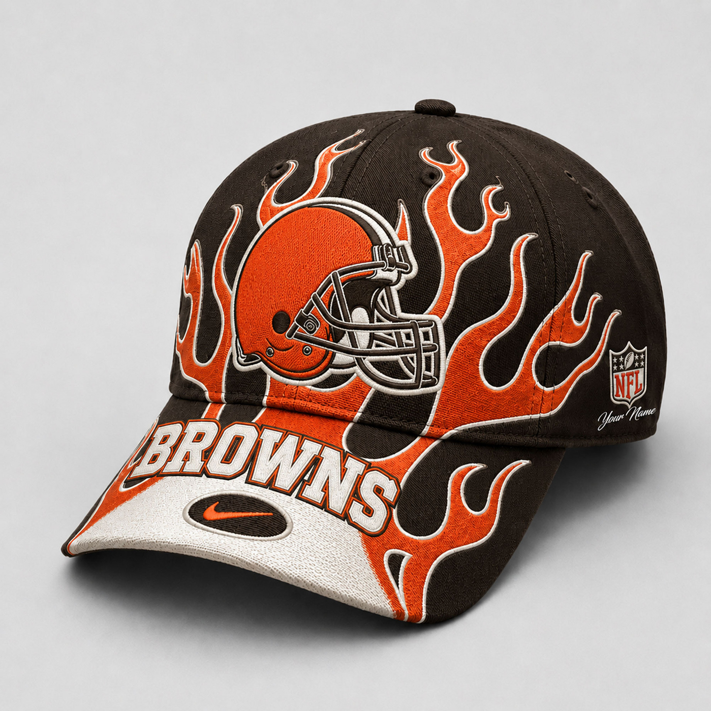 Premium NFL x CLE Game Day Flame Cap 260626
