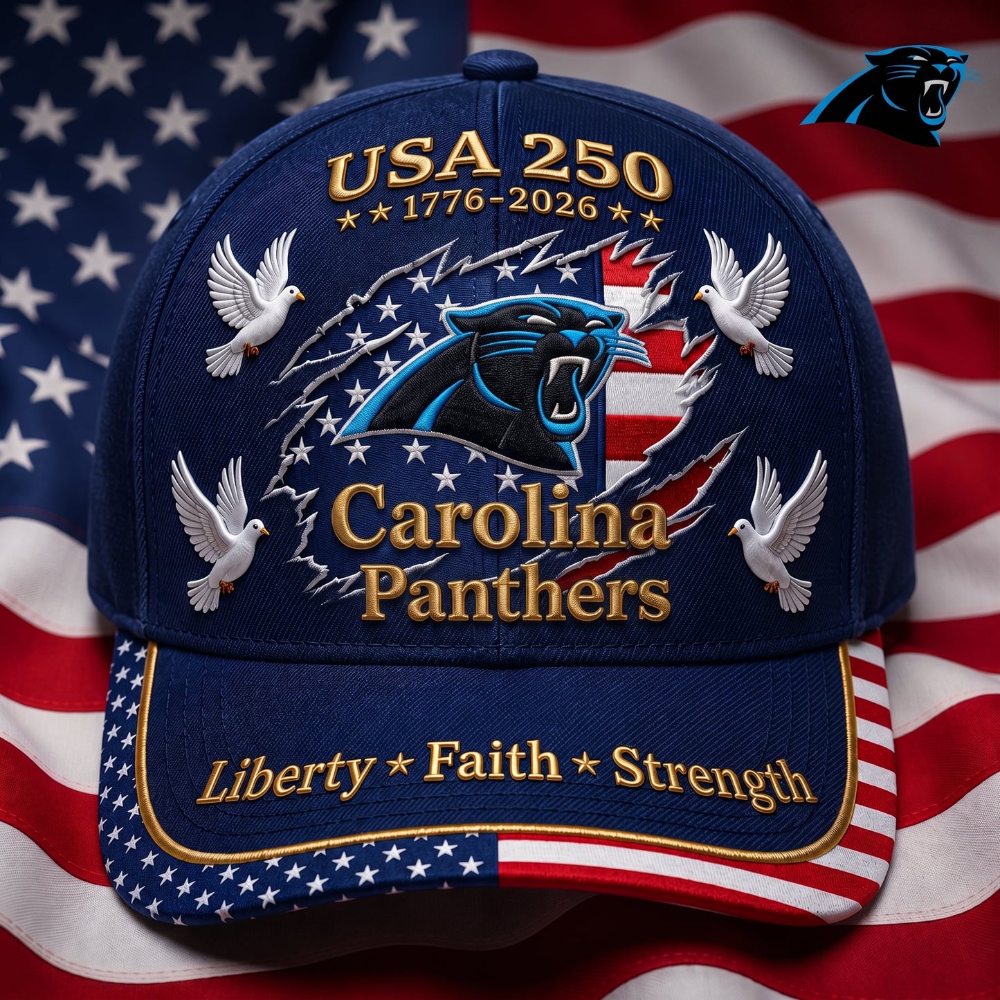Premium NFL x CP 250 Years Anniversary Of Freedom Cap V2  260626
