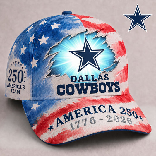 Premium NFL x DAL EXCLUSIVE 250 Years Anniversary Of Freedom Cap 270626