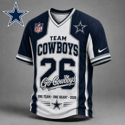 Premium NFL x DAL Team Pride V-Neck Shirt limited editions NDT LVH 010626