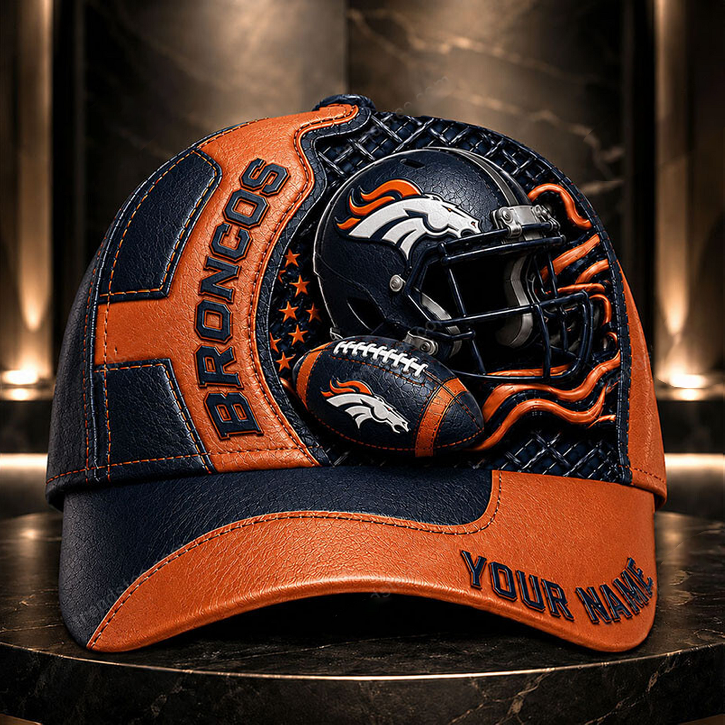 Premium NFL x DEN 3D Custom Cap DATND TANTD 280526
