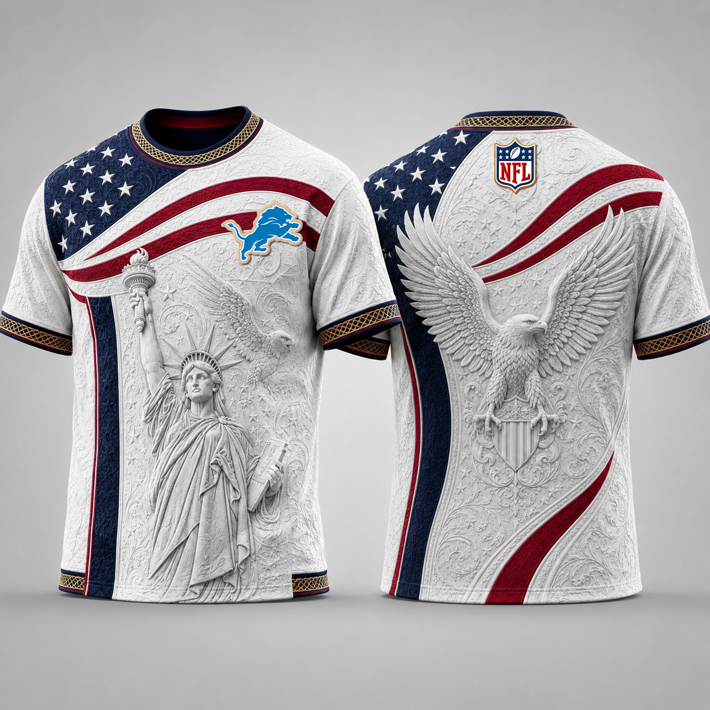 Premium NFL x DET Football Team T-Shirt