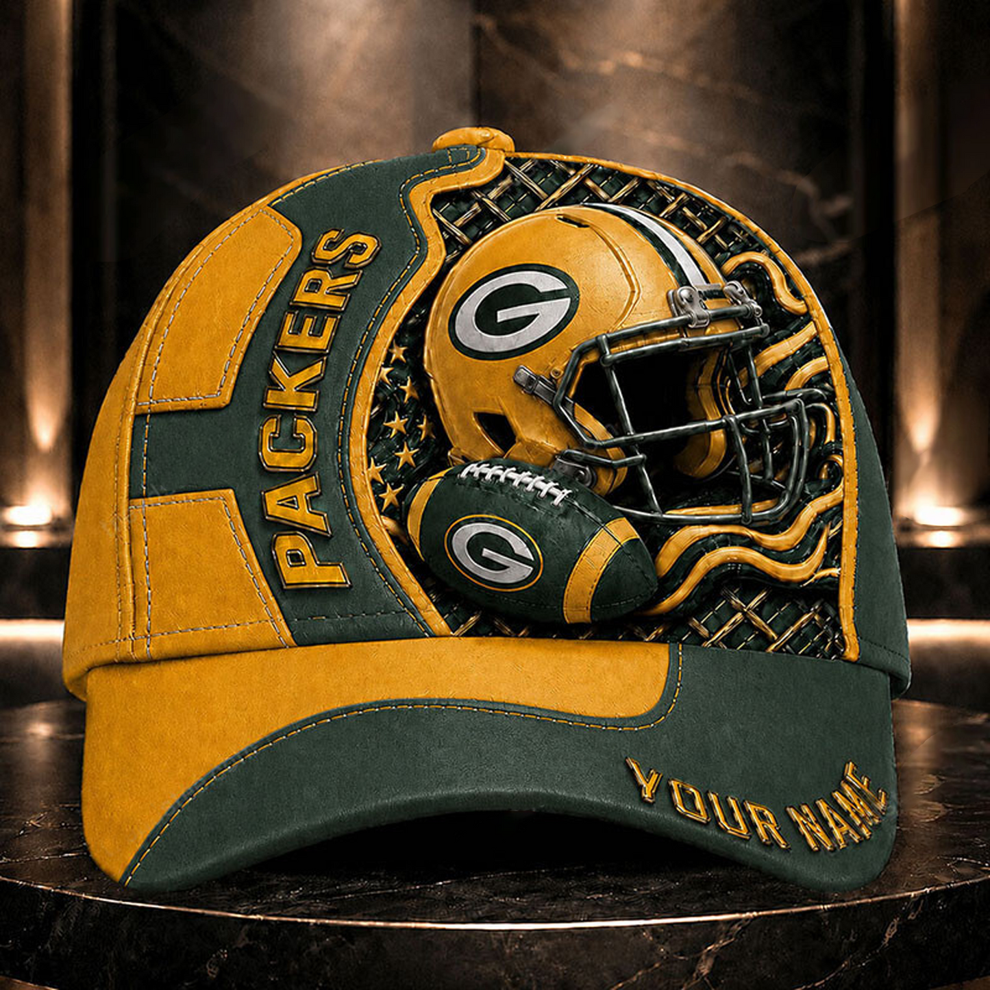 Premium NFL x GB 3D Custom Cap DATND TANTD 280526