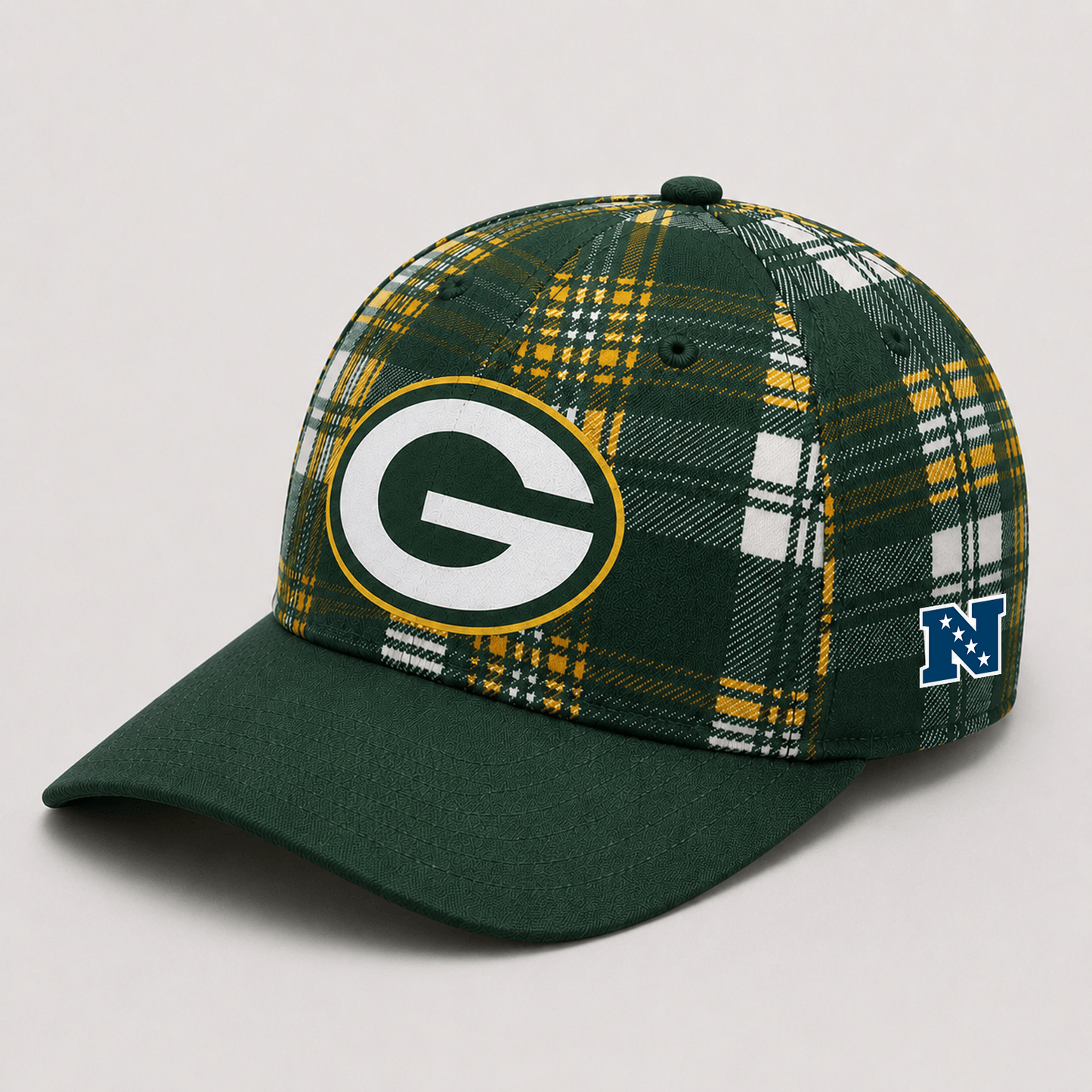 Premium NFL x GB Plaid Game Day Style cap
