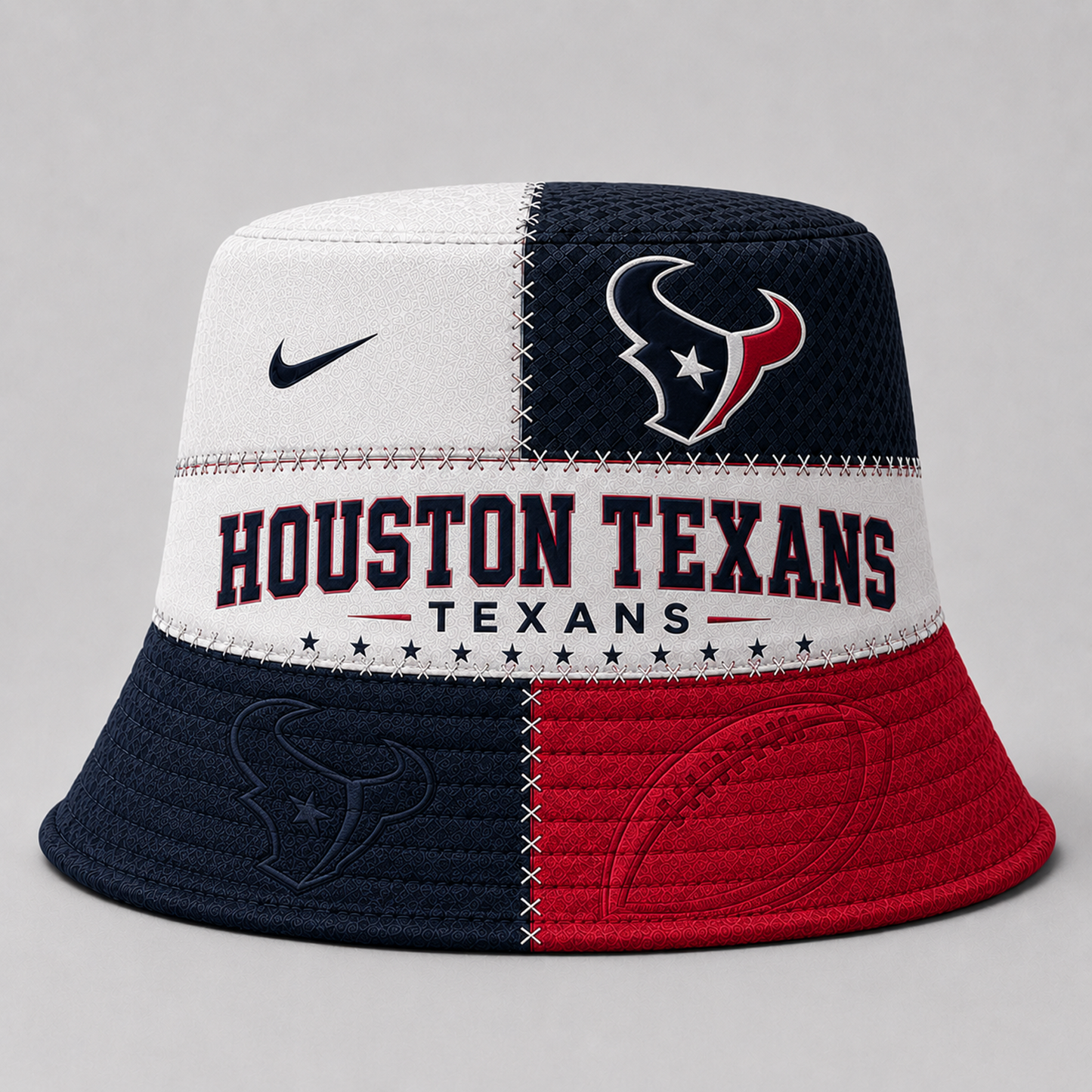 Premium NFL x HOU Team Inspired Bucket Hat DATND TANTD 290626