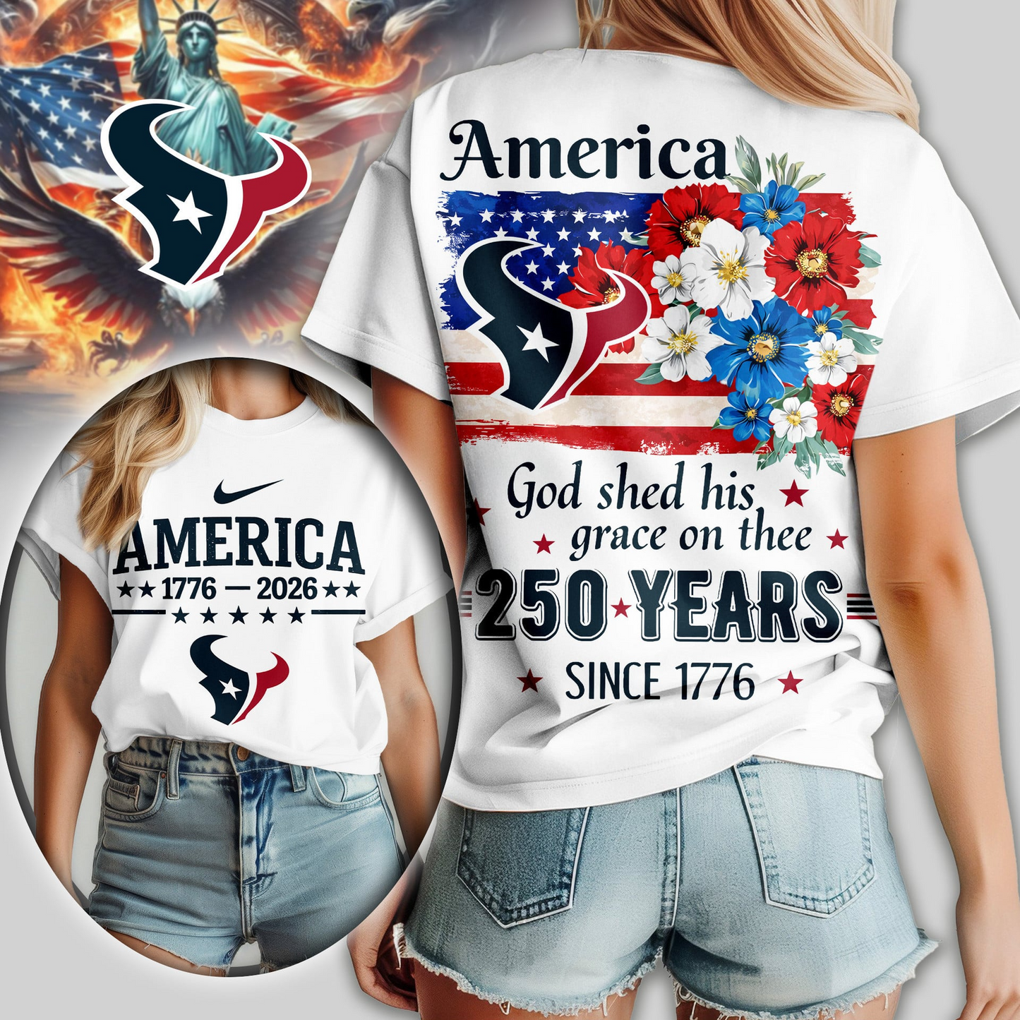 Premium NFL x HT America God Shed His Grace On Thee Women Shirt NDT VHM