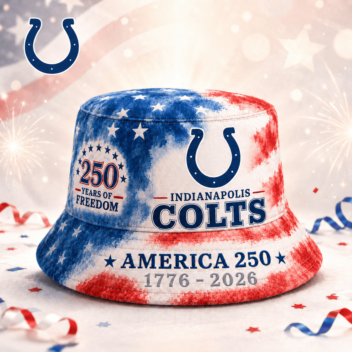 Premium NFL x IC 250 Years Of Freedom Bucket Hat 120625