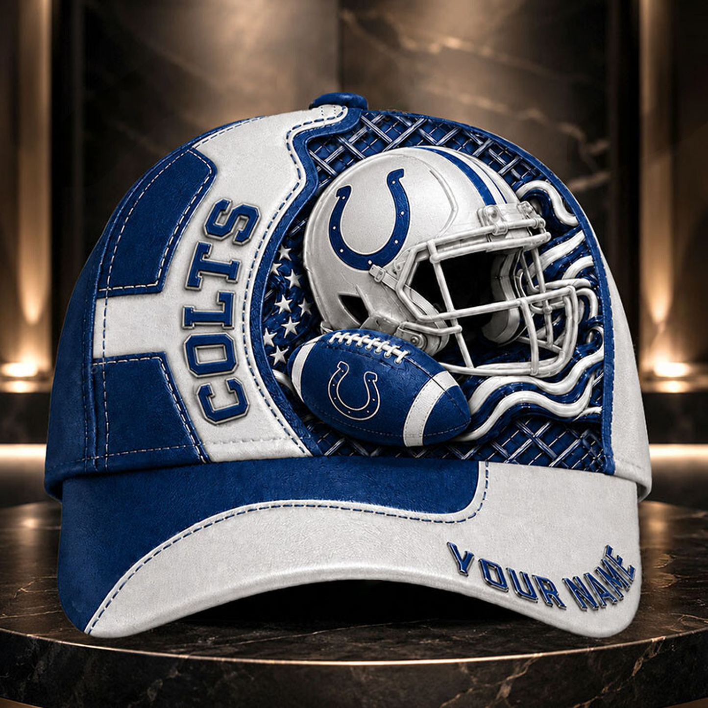 Premium NFL x IND 3D Custom Cap DATND TANTD 280526