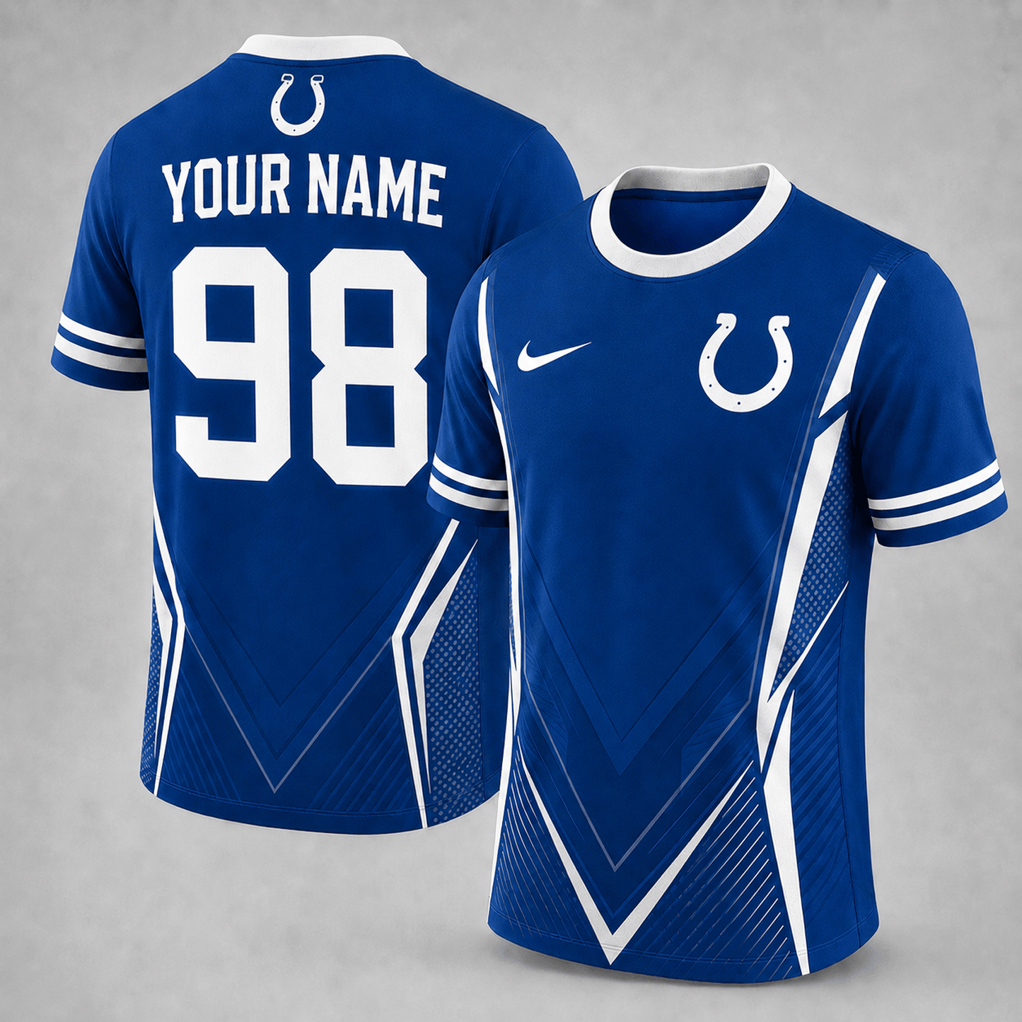 Premium NFL x IND Custom Name Number Personalized Athletic T-Shirt 220626