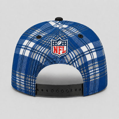 Premium NFL x IND Plaid Game Day Style cap