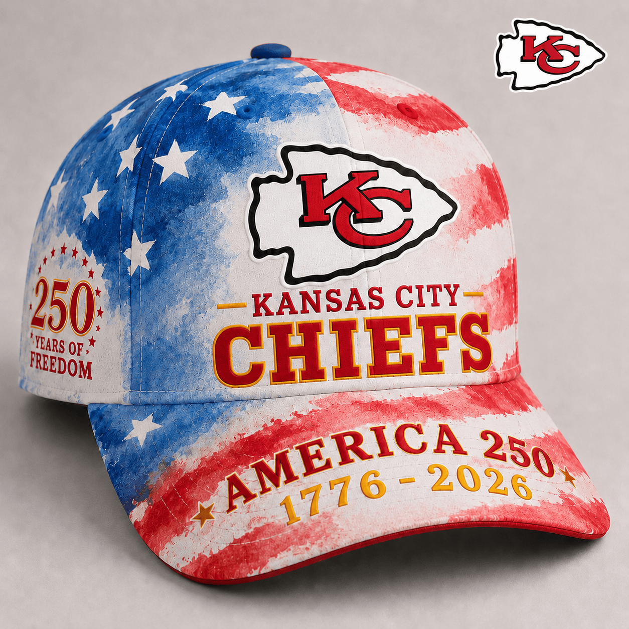 Premium NFL x KC 250 Years Of Freedom Cap 110626