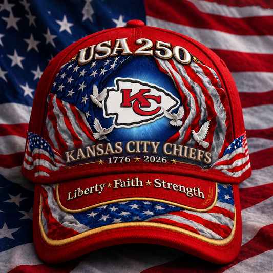 Premium NFL x KCC 250 Years  Anniversary Of Freedom  Cap 220626