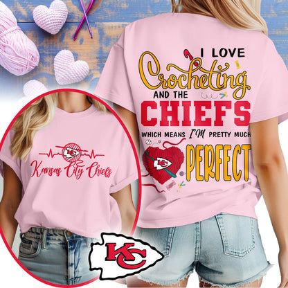 Premium NFL x KCC Crochet Fan 3D Shirt NDT NHM 2810