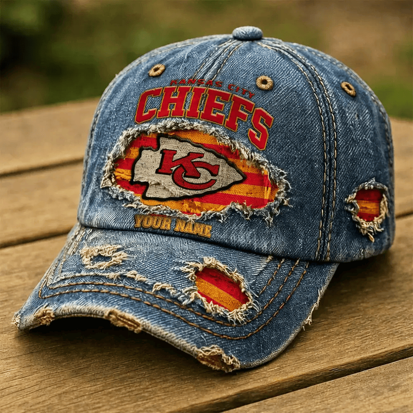 Premium NFL x KCC Denim Washed Cap New Style DATND TANTD 280526