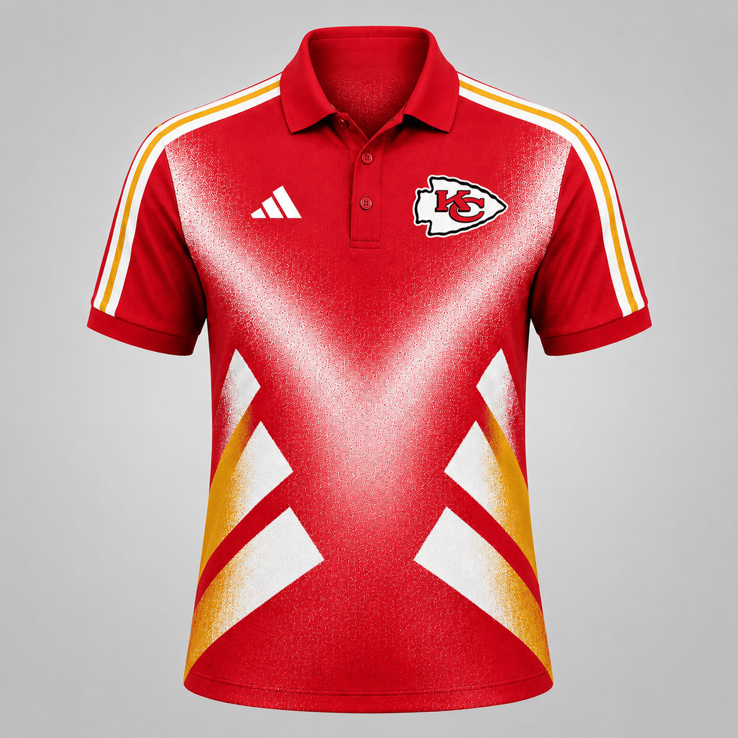 Premium NFL x KCC Sports Fan Geometric Pattern Polo Shirt 270626