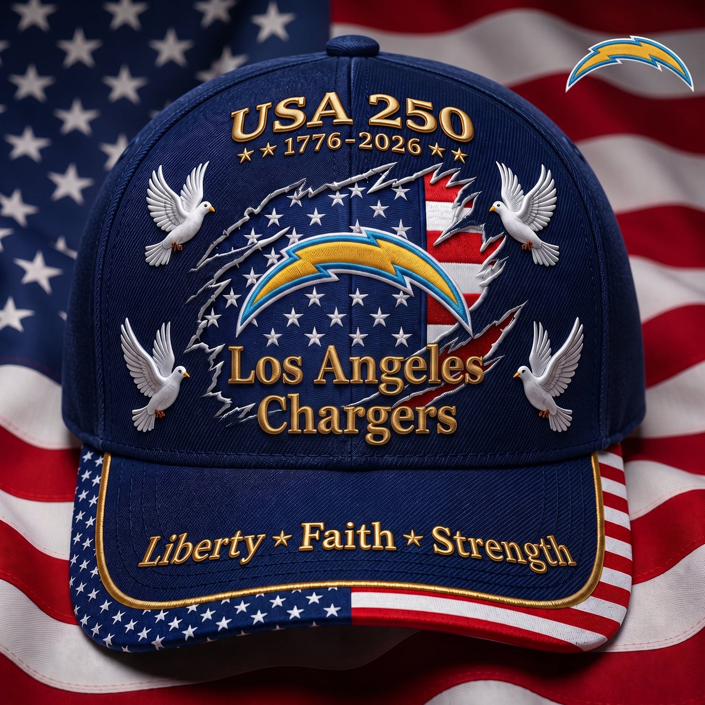 Premium NFL x LAC 250 Years Anniversary Of Freedom Cap V2  260626