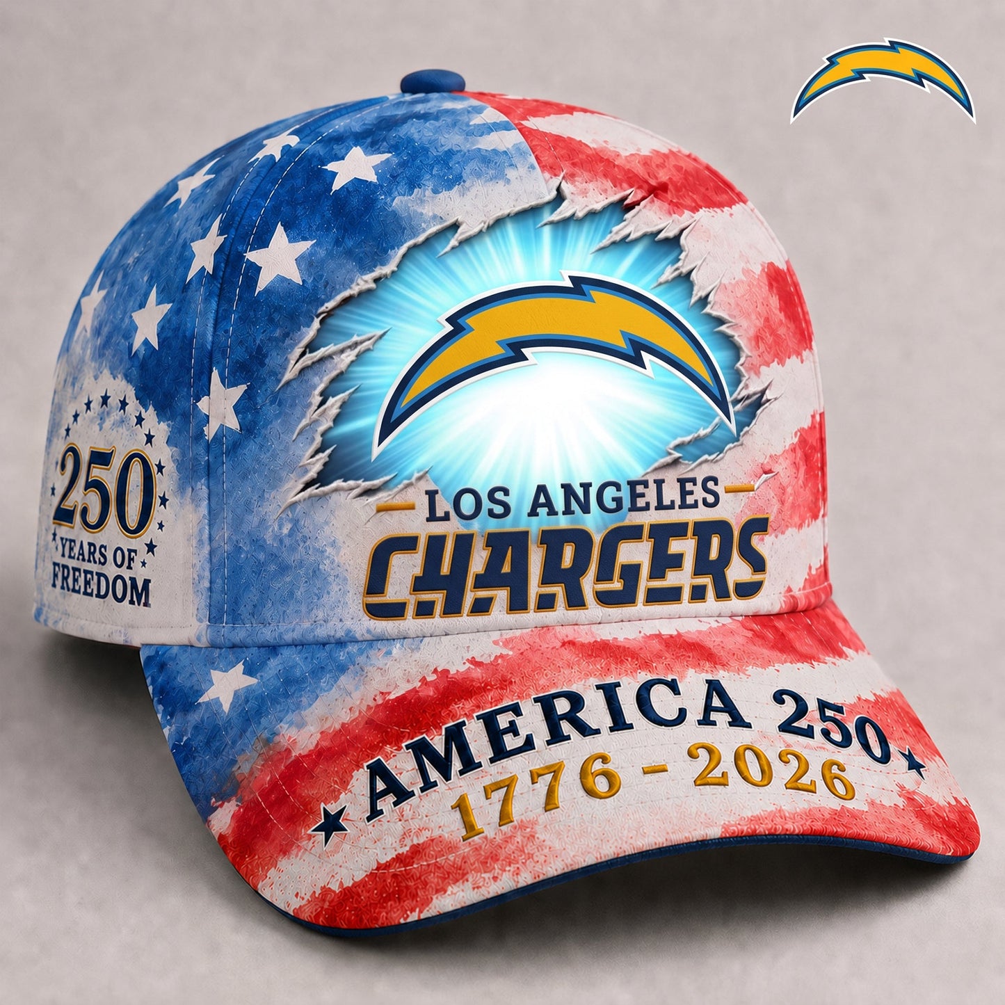 Premium NFL x LAC EXCLUSIVE 250 Years Anniversary Of Freedom Cap 270626