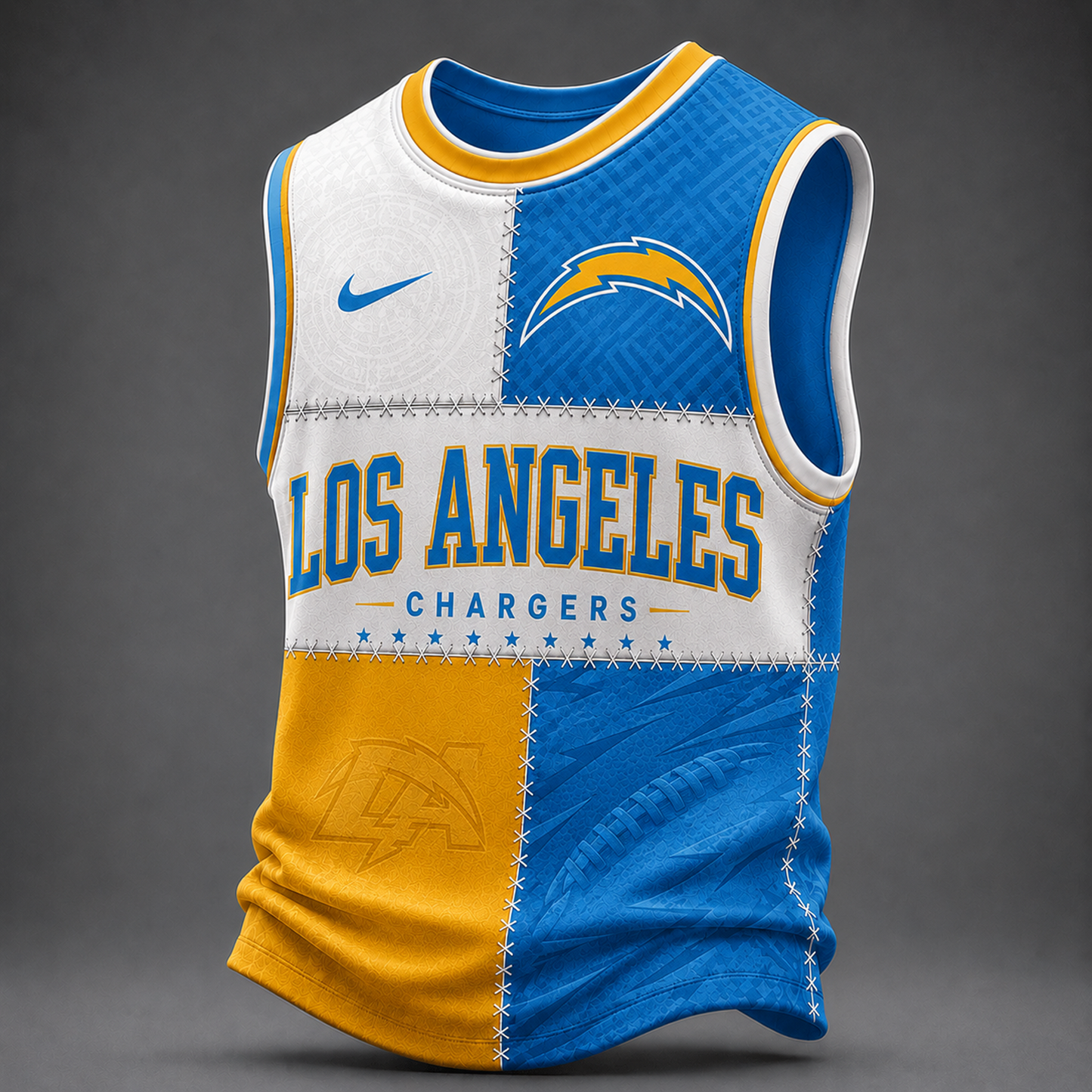 Premium NFL x LAC Team Inspired Tank Top Jersey 240626
