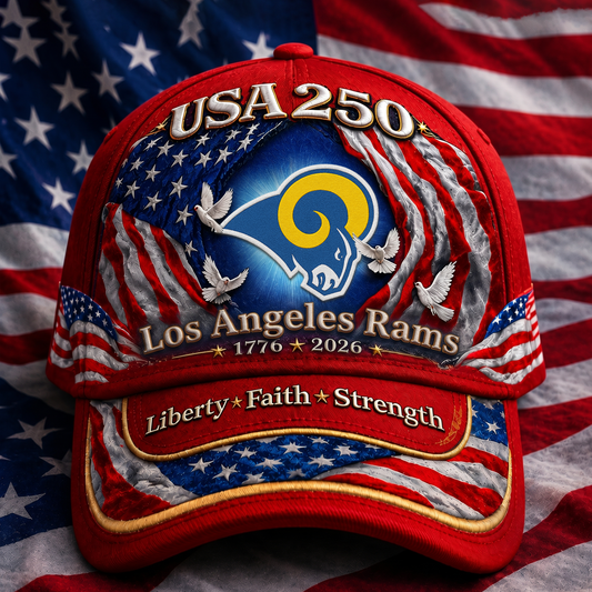 Premium NFL x LAR 250 Years  Anniversary Of Freedom  Cap 220626