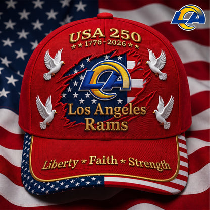 Premium NFL x LAR 250 Years Anniversary Of Freedom Cap V2  260626