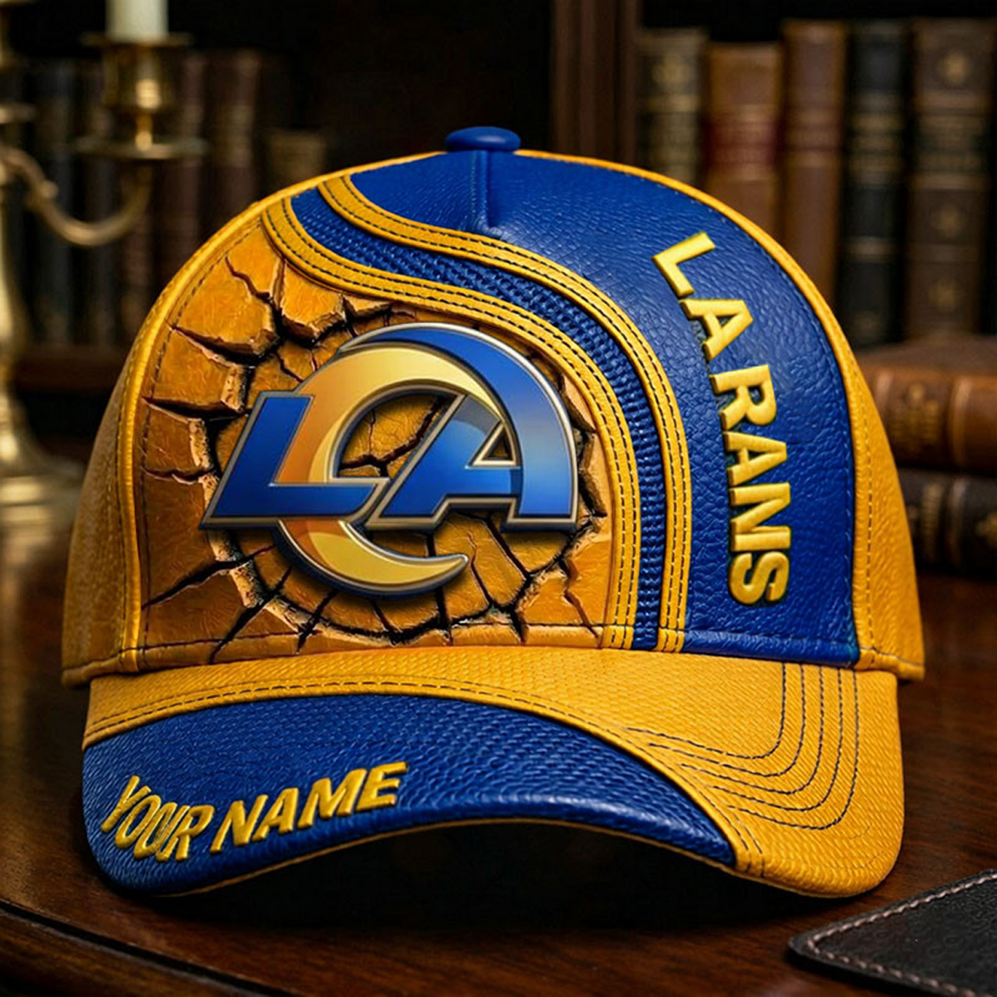 Premium NFL x LAR 3D Cap DATND TANTD 180526