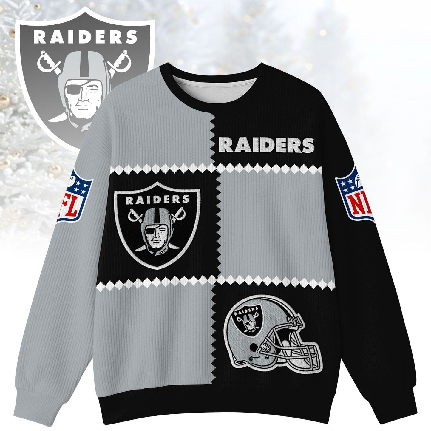 Premium NFL x LV Cozy Holiday SweatShirt NDT NHM