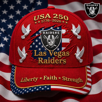 Premium NFL x LVR 250 Years Anniversary Of Freedom Cap V2  260626