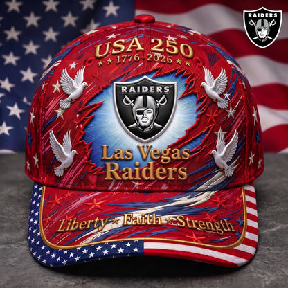 Premium NFL x LVR 250 Years Anniversary Of Freedom Cap V4  260626
