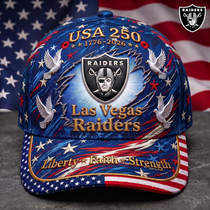 Premium NFL x LVR 250 Years Anniversary Of Freedom Cap V4  260626