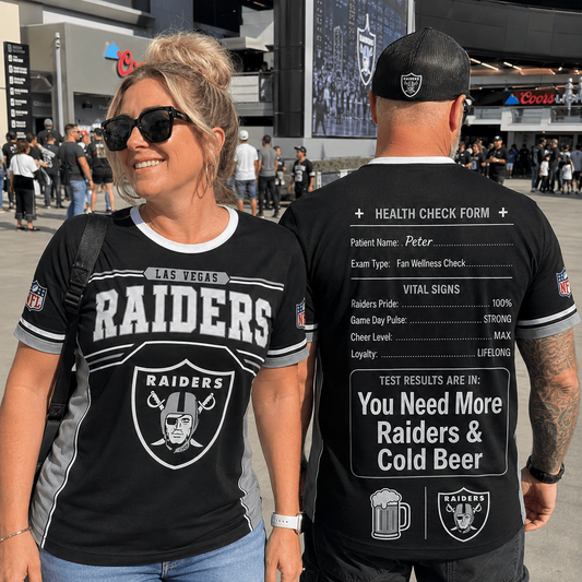 Premium NFL x LVR Funny Personalized Health Check Form 3D Shirt Football Enthusiasts 040726