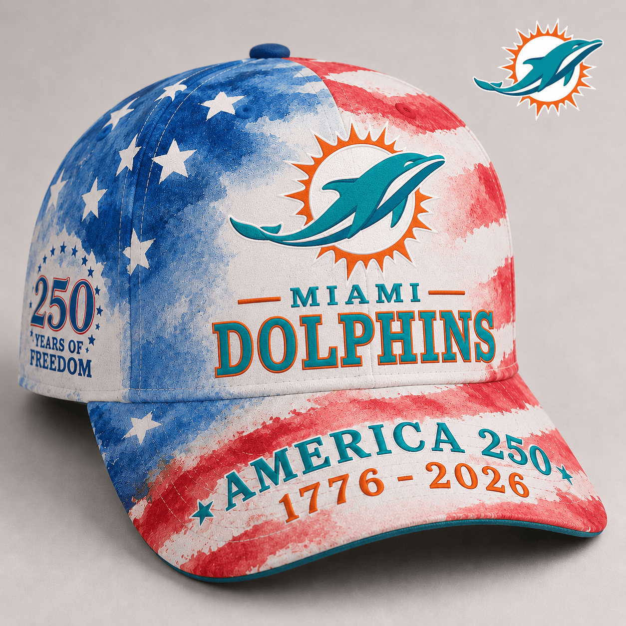 Premium NFL x MIA 250 Years Of Freedom Cap 110626