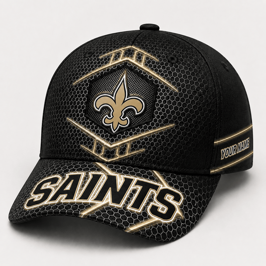 Premium NFL x NO Honeycomb Custom Name Cap for Loyal Fans