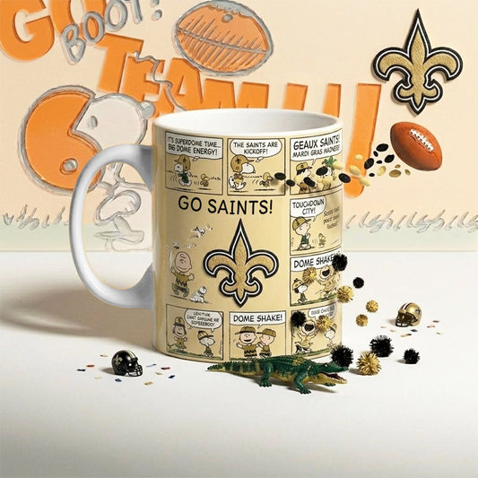Premium NFL x NO Peanuts Comic Mug NDT NHM 210426
