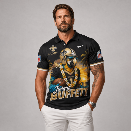 Premium NFL x NO Tropical Parrot Performance Polo Shirt 180626