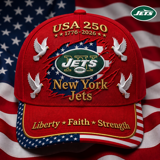 Premium NFL x NYJ 250 Years Anniversary Of Freedom Cap V2  260626