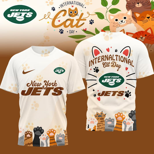Premium NFL x New York Jets International Cat Day 3D Shirt NDT LVH