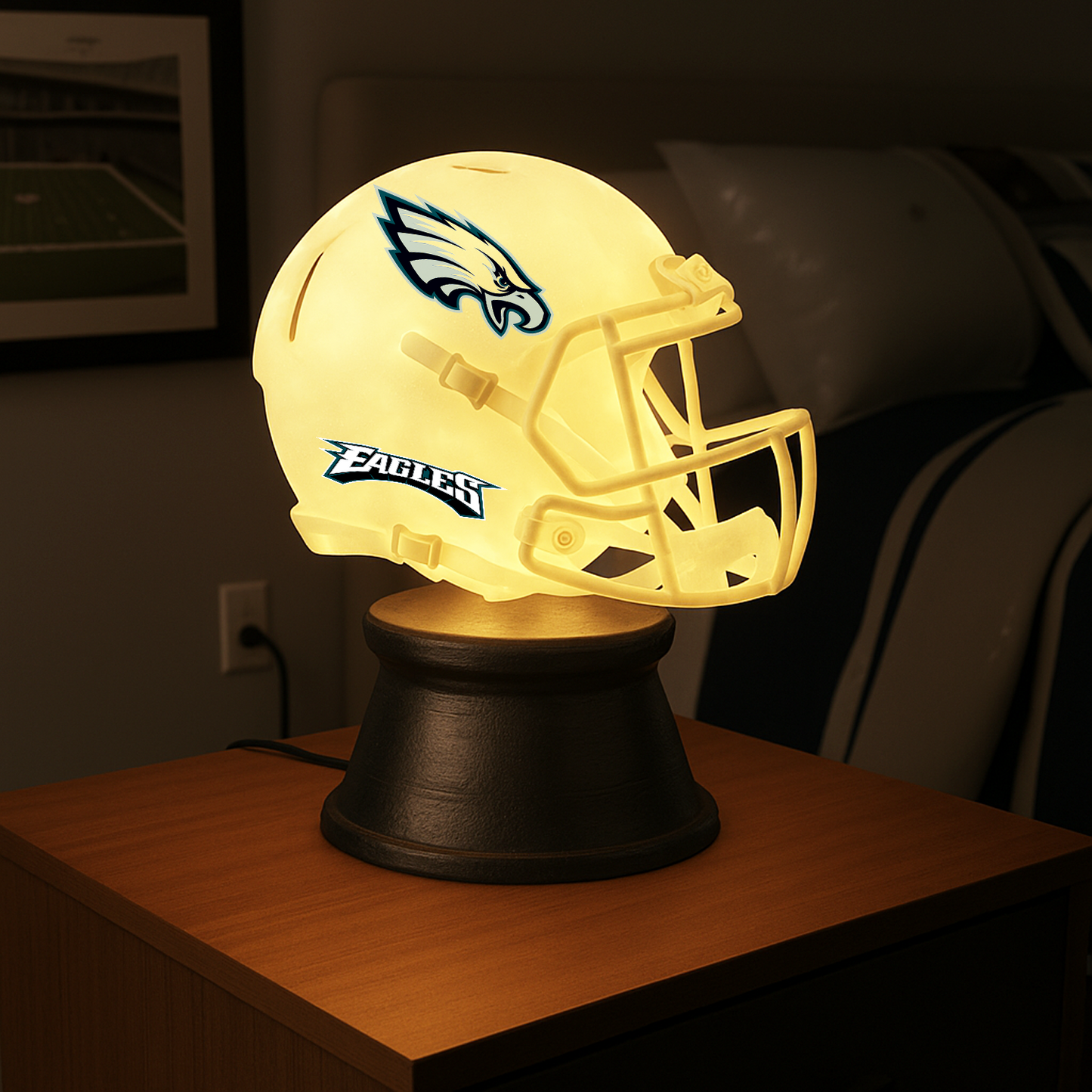 Premium NFL x PHI LED Helmet Night Light DATND TANTD
