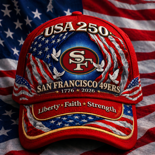 Premium NFL x SF 250 Years  Anniversary Of Freedom  Cap 220626